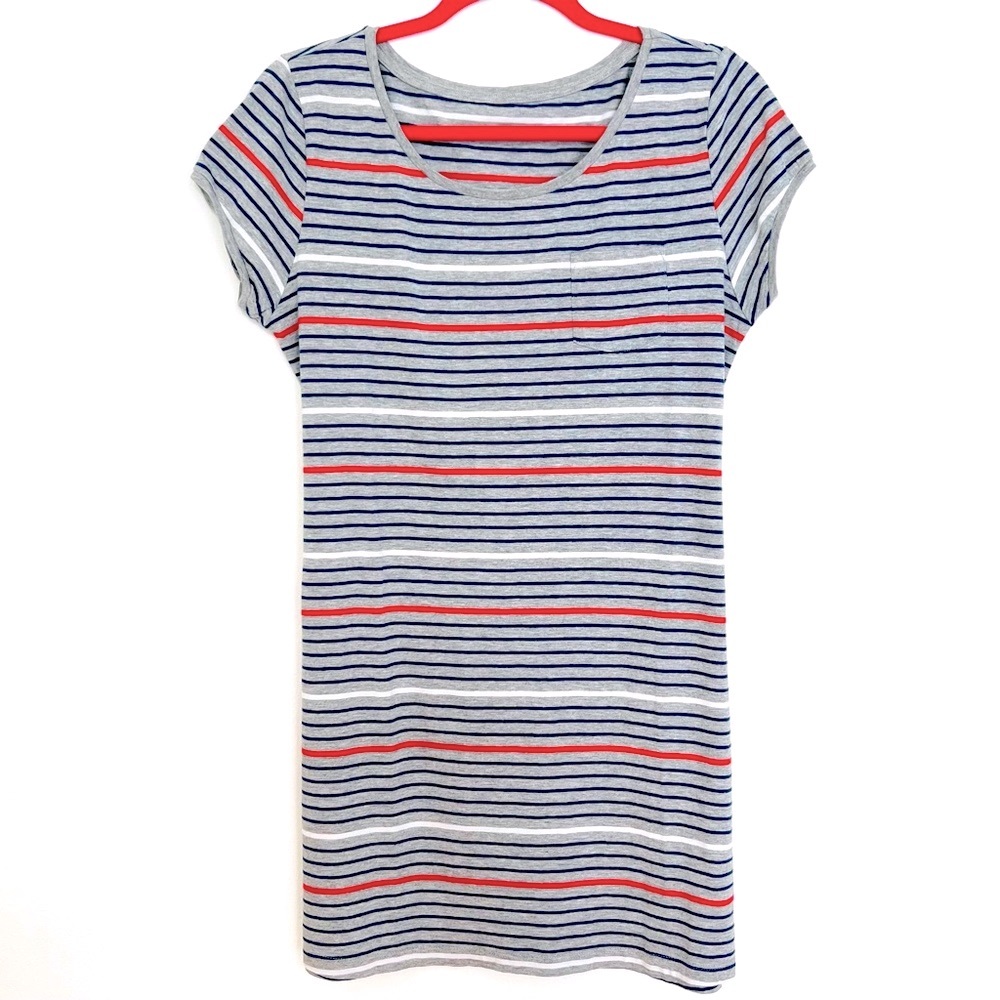 T-Shirt Dress Stripes EUC